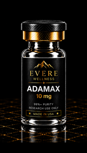 Explore Adamax, an experimental synthetic peptide intended exclusively for laboratory and scientific research applications.
